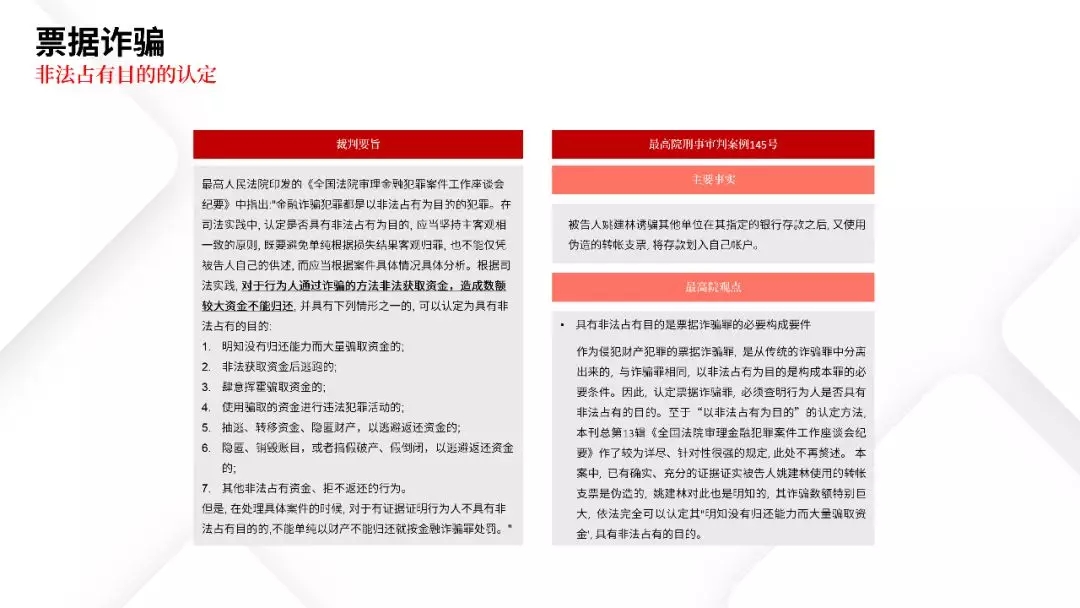 票据业务法律逻辑与风险防范都在这里 | PPT